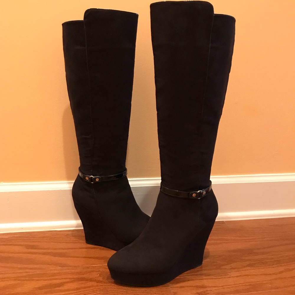 Nine West Wedge Knee-hi Boot
